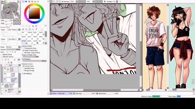 【Speed-Paint】OC: Siblings【Paint Tool Sai】 смотреть онлайн