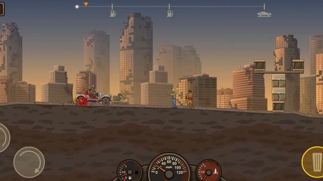 iPhone Android game Earn to die 2. part 1 смотреть онлайн