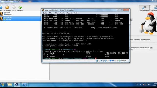 Menginntall Mikrotik di Virtualbox dan Mengkneksikan dengan Winbox 64 смотреть онлайн