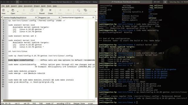 Kernel Upgrade - Gentoo (December 2018) смотреть онлайн