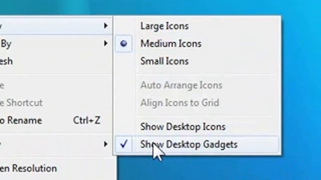 How to turn off showing gadgets on your desktop in Windows 7 смотреть онлайн