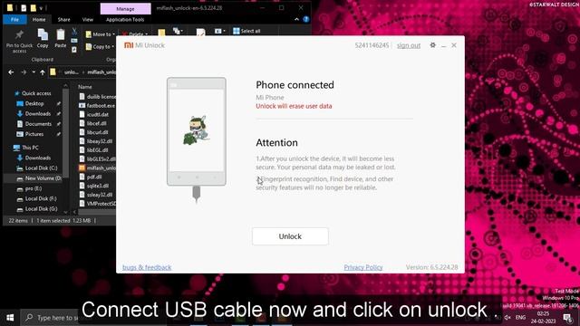 Redmi Note 12 Pro/ Pro + : Unlock Bootloader using mi unlock tool ✔✔ смотреть онлайн