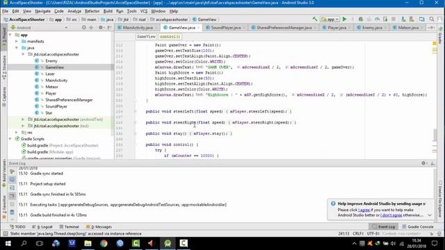 Tutorial Membuat Game Space Shooter dengan Android Studio смотреть онлайн