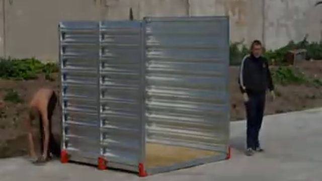 Склад-модуль. Процесс сборки смотреть онлайн