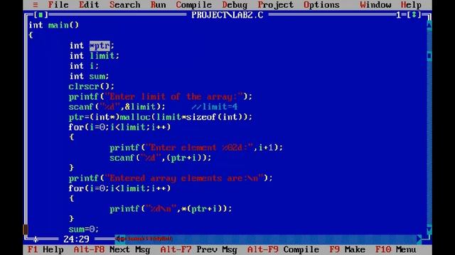 sum of array using DMA смотреть онлайн