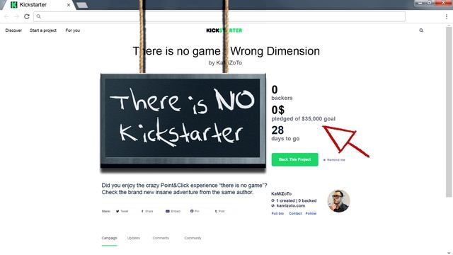 There is no kickstarter смотреть онлайн