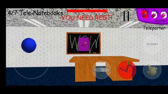 Baldi's Teleporting Chaos! Update 1.2 (Android) - Mod смотреть онлайн