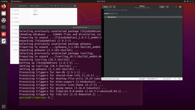 How To Install Icarus Verilog + Gtkwave In Ubuntu Linux And Test It