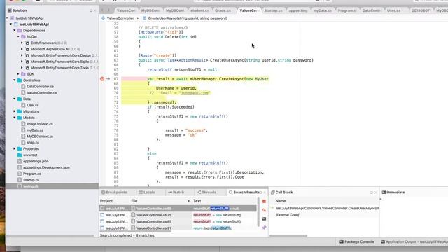 Part 2 continuation of building IOS snap clone with Asp.Net Core backend смотреть онлайн
