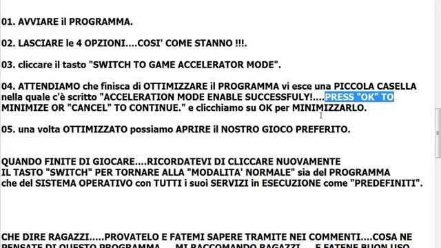 OTTIMIZZARE & VELOCIZZARE GIOCHI Per PC Con ''Mz Game Accelerator 1.1.0.0'' смотреть онлайн