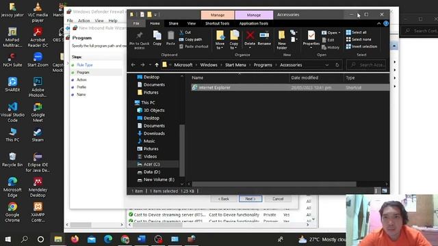 how to block in the firewall in any windows applications. смотреть онлайн