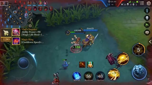 AOV [iOS] Jinna | 21-0 LEGENDARY B.A.L.D - Bad Ass Looking Dude GRrrRRrrR!!! смотреть онлайн