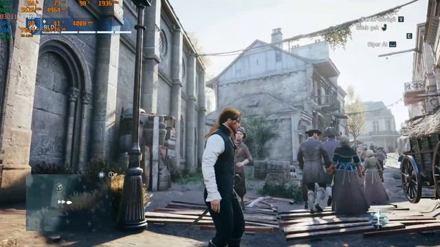 Assassin's Creed Unity Gtx 1080 Ti i7 6700k 4K 1440p Ultra Settings Frame Test смотреть онлайн