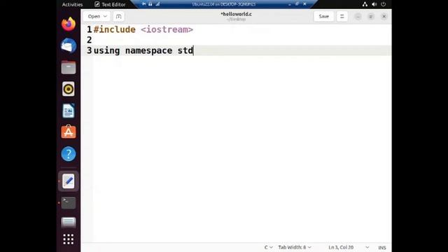 How to run Hello World program in C++ language on Ubuntu | Source Code | 2022 | learn easy смотреть онлайн