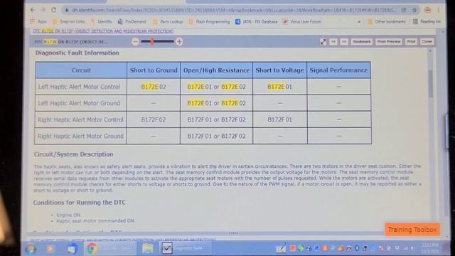 2015 GM Truck Haptic Motor Code B172E, Motor Replacement and B1011 Camera System Disabled смотреть онлайн