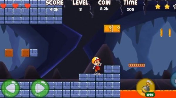 Super Matino Adventure Levels 6-10 + BOSS [2k 60fps] (Android Gameplay)