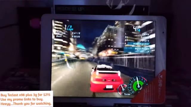 Playing Need for Speed on dual os tablet Teclast X98 Plus 3G/pro (gaming) смотреть онлайн