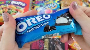 New Oreo Fresh milk Snack Gobstopper hershey's milka Stix chips cereal healthy snack bars pretzels