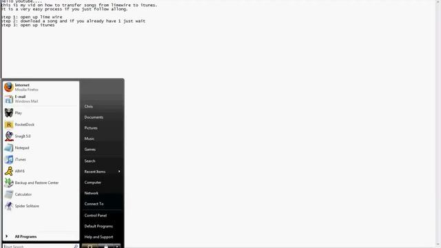 How to transfer songs from Limewire to Itunes Tutorial смотреть онлайн