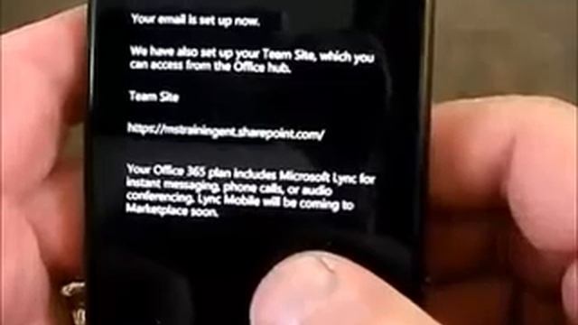 Set up Windows Phone for Office 365 смотреть онлайн