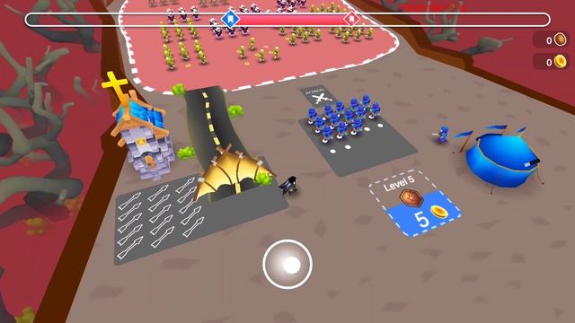 Holy Army - Gameplay Walkthrough Part 2 Tutorial Max Level Army Commander (iOS,Android) смотреть онлайн