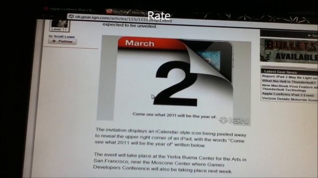 Apple iPad 2 Released (INFO) смотреть онлайн
