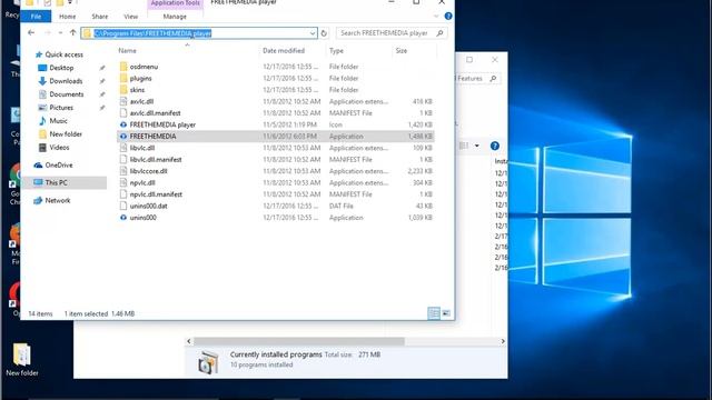 Remove FREETHEMEDIA Player in Windows 10 (Uninstall Guide) смотреть онлайн