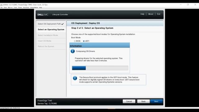 Installing Windows Server 2022 using Lifecycle Controller for Dell PowerEdge R760 смотреть онлайн