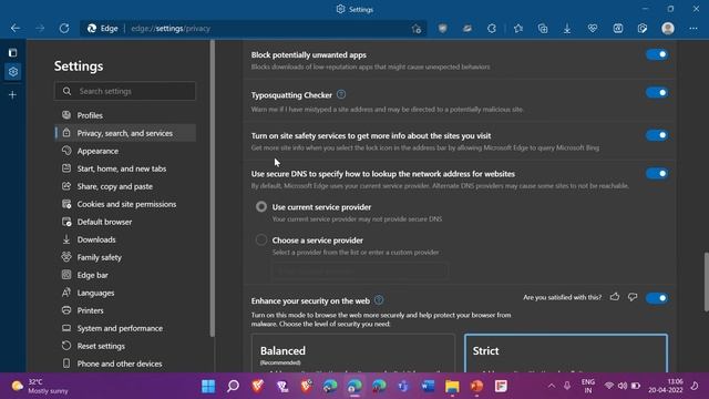 step by step guide to increase privacy and security in Microsoft edge смотреть онлайн