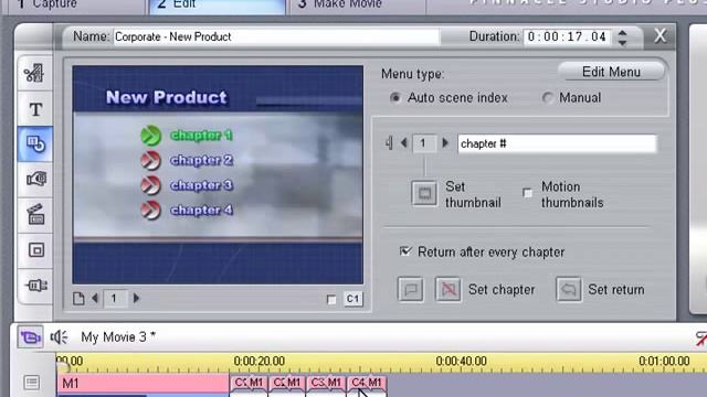 How to create an animated video menu in Pinnacle Studio смотреть онлайн