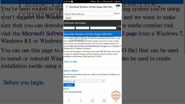 How to download Windows 10 in 32 bit or 64 bit ➡💯💯💯 in your computer. смотреть онлайн
