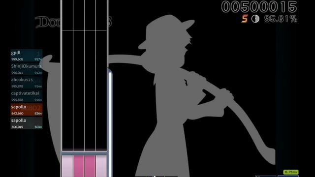 Bad Apple 96.31% osu!mania 4K 1.32* смотреть онлайн