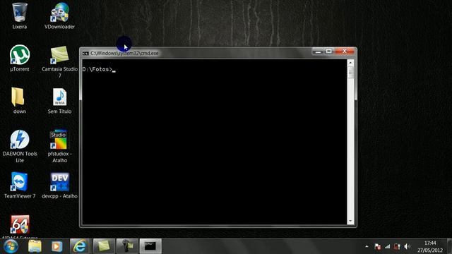 VIDEO AULA 008 - como usar o msdos do windows 7. смотреть онлайн