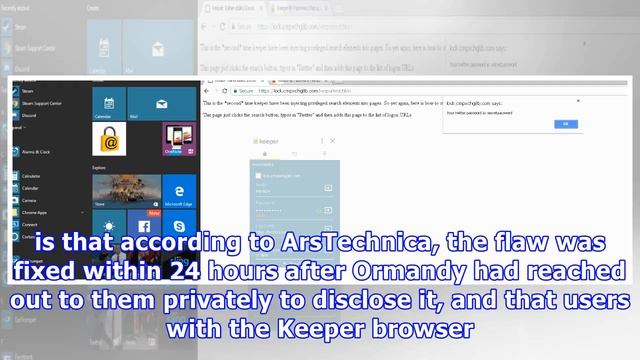 Critical Flaw Found In Bundled Password Manager For Windows 10