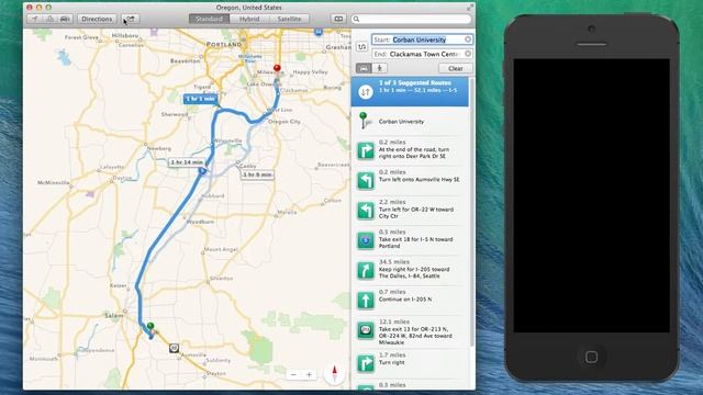 OS X 10 9 Mavericks ::: Maps Demo смотреть онлайн
