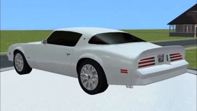 Sims 2 Car Conversion by VoVillia Corp. - 1978 Pontiac Firebird Formula смотреть онлайн
