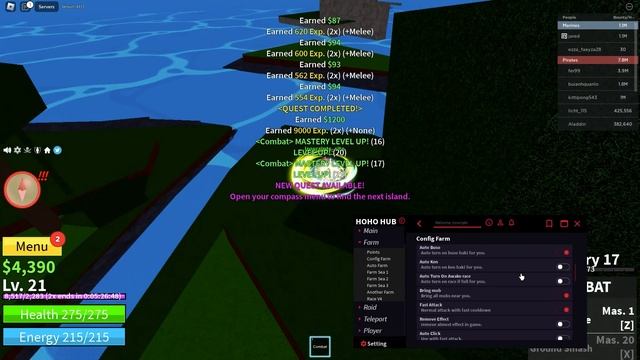 [NEW] ROBLOX Blox Fruits Autofarm Script | Auto Farm | Fruit Sniper | Auto Raid | Kill Aura смотреть онлайн