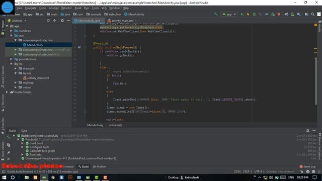 #3 website to app android studio | webview in android studio смотреть онлайн