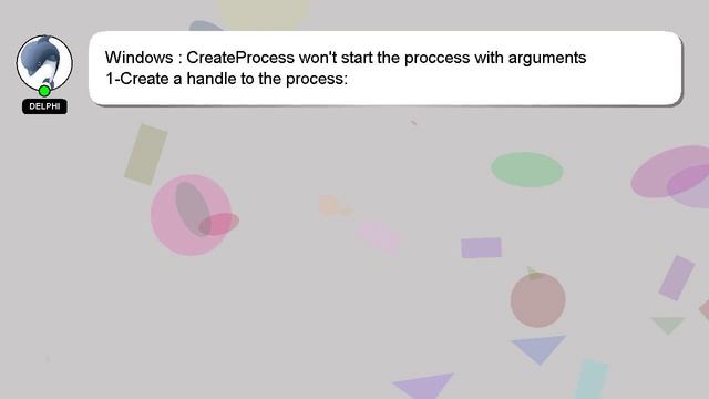 Windows : CreateProcess won't start the proccess with arguments смотреть онлайн