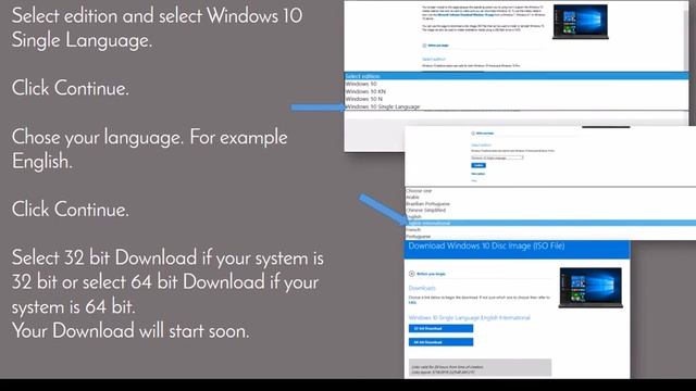 Get Official ISO For Windows 10 for FREE from Microsoft смотреть онлайн