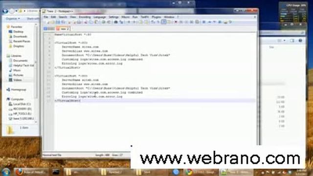 Virtual Web Hosting with Apache on Windows Part 1 www.webrano.com смотреть онлайн
