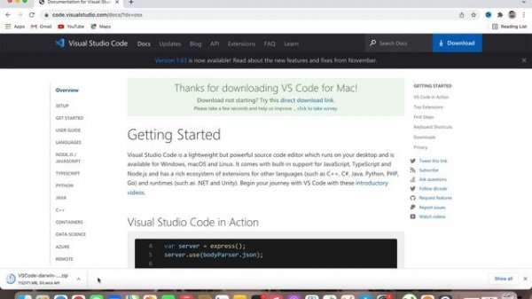 HOW TO INSTALL VISUAL STUDIO CODE ON MACBOOK | DOWNLOAD VISUAL STUDIO CODE ON MAC