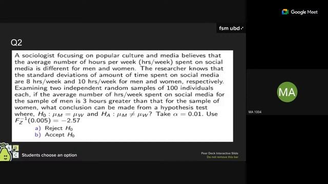 Solve With Us-Statistics II-Week 12 смотреть онлайн