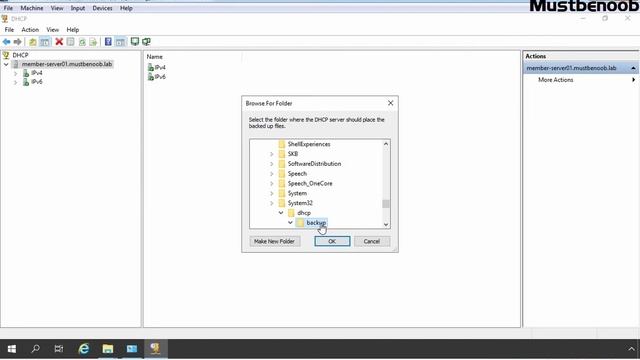 LAB GUIDE:33. Performing a Manual Backup of the DHCP Server 2019 смотреть онлайн