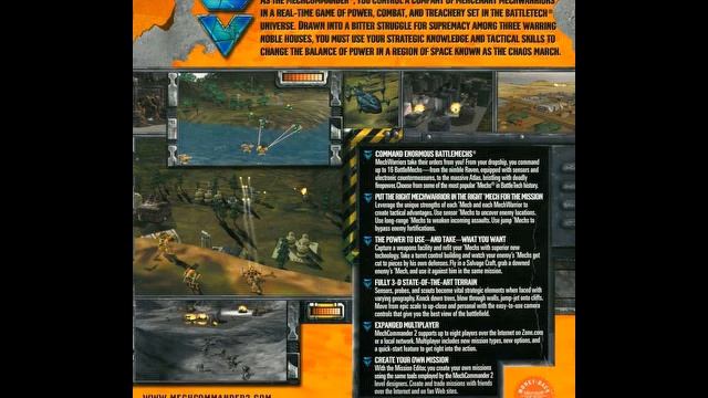 Mechcommander II (2001) Windows BGM смотреть онлайн