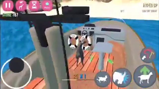 Lol I play Goat Simulator on the iPhone 6 смотреть онлайн