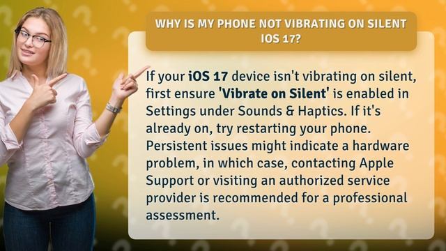 Why is my phone not vibrating on silent iOS 17? смотреть онлайн