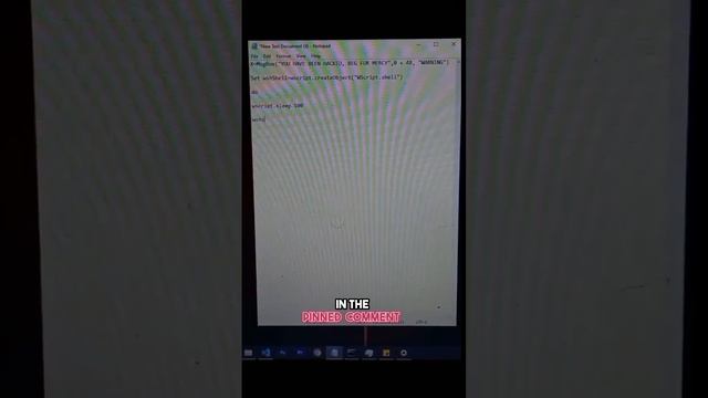 HOW TO CREATE A COMPUTER VIRUS, HARMLESS COMPUTER #pcprank #pgamng #techprank #cmd #computerscienc смотреть онлайн
