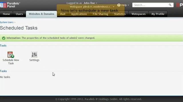 How to set up scheduled tasks (cron jobs) in Plesk смотреть онлайн
